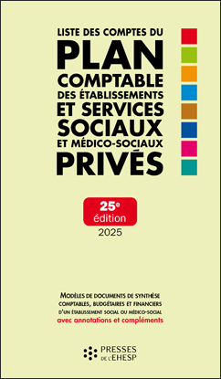 Liste des comptes du plan comptable des établissements et services sociaux et médico-sociaux privés